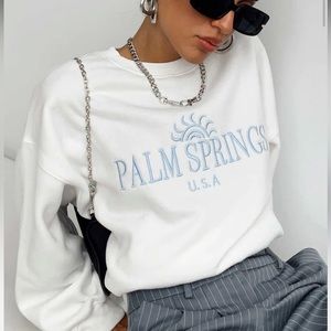 Princess Polly Palm Springs Crewneck